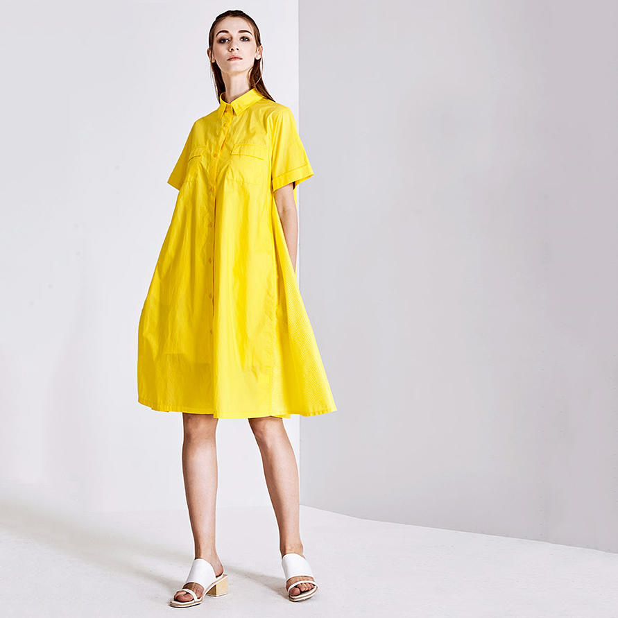 Yellow Short Sleeve Casual Girl’s Dress Yellow Short Sleeve Casual Girl’s Dress